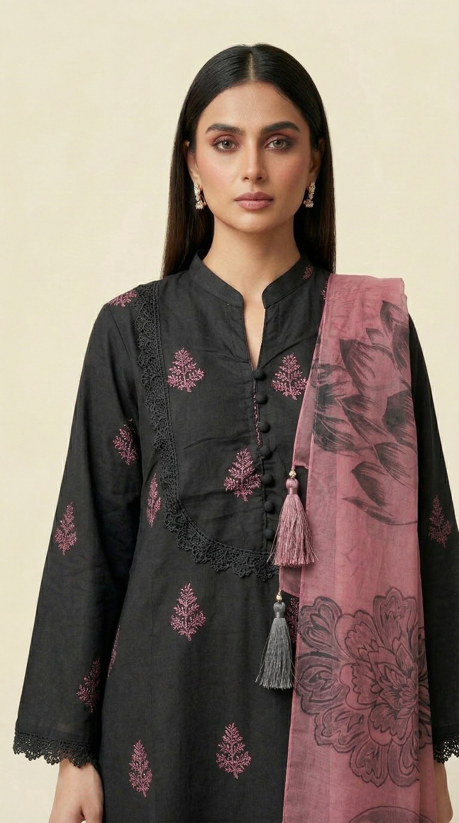 3 Piece -Printed Suit -SK-5011