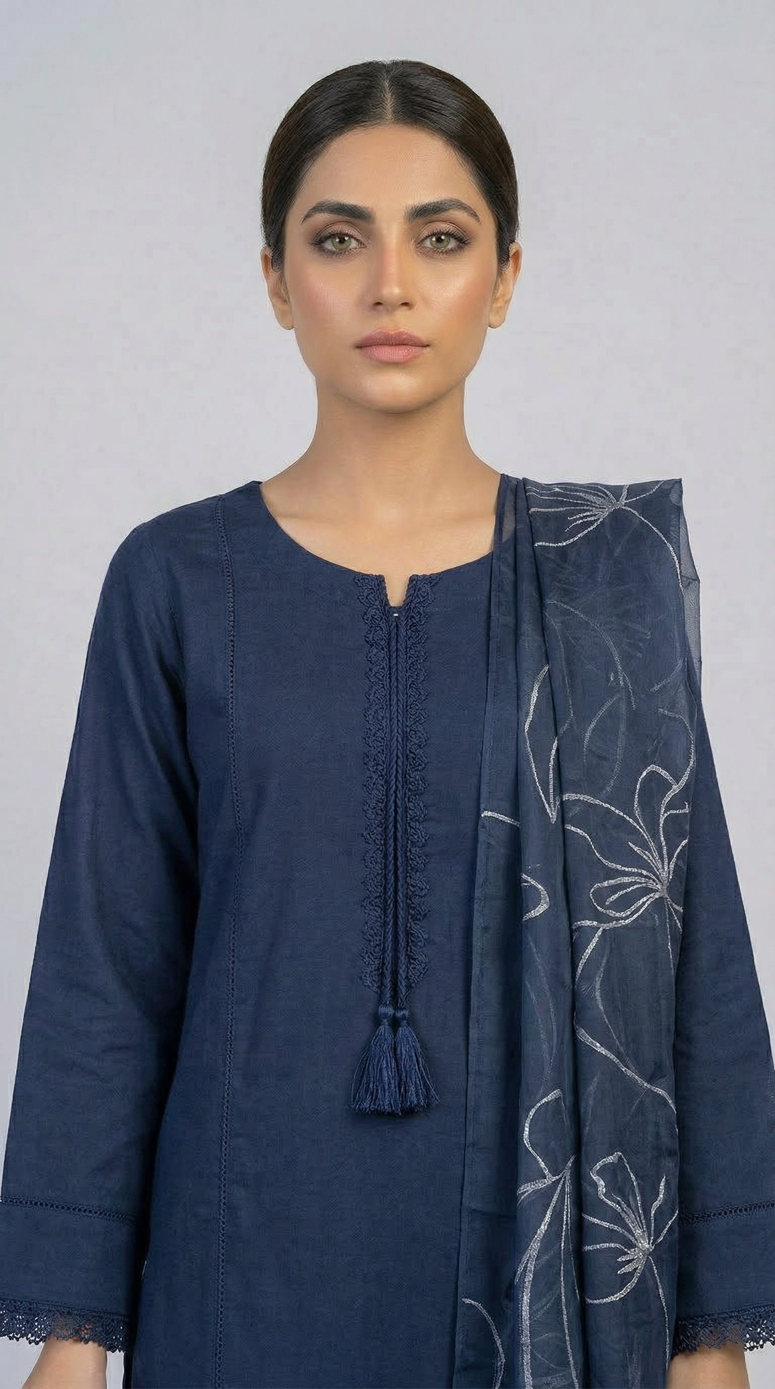 3 Piece -Embroidered Suit -SK-5014