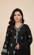 2 Piece -Embroidered Suit -SK-003