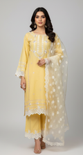 3 Piece -Embroidered Suit -SK-013
