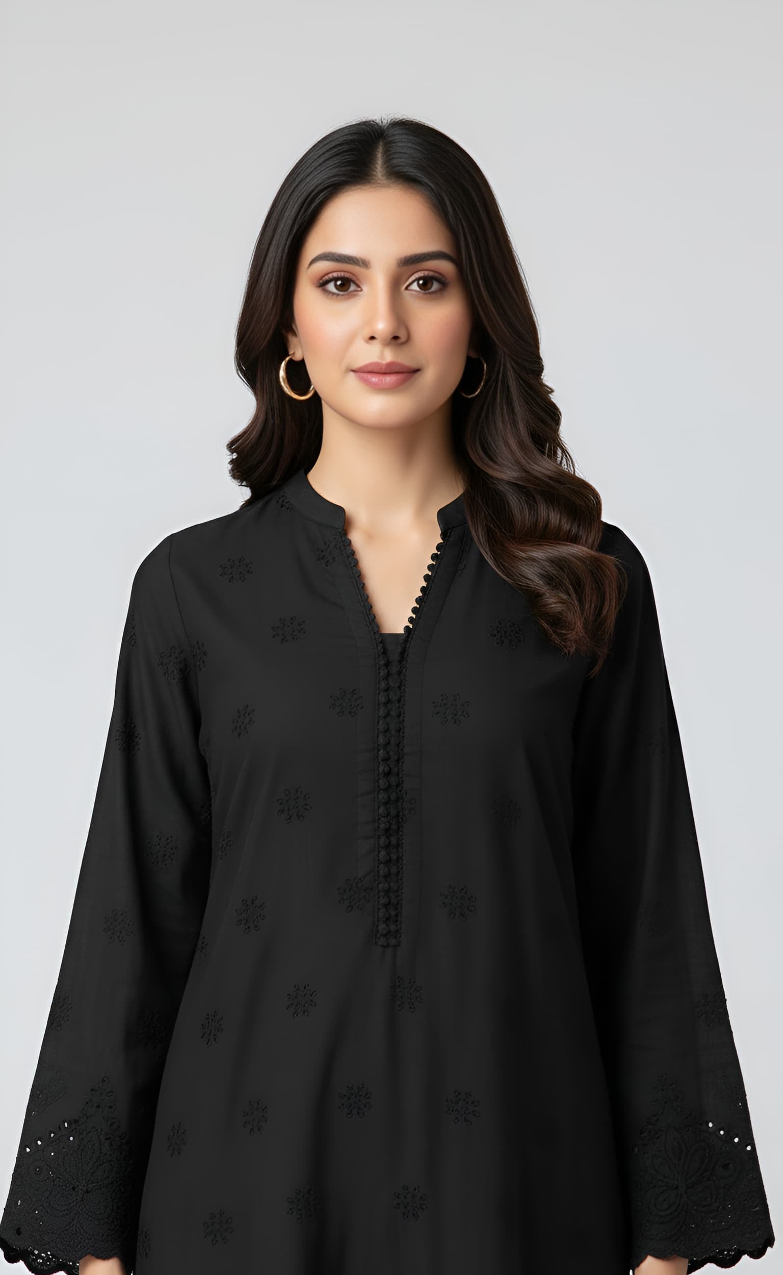 2 Piece -Embroidered Suit -SK-020