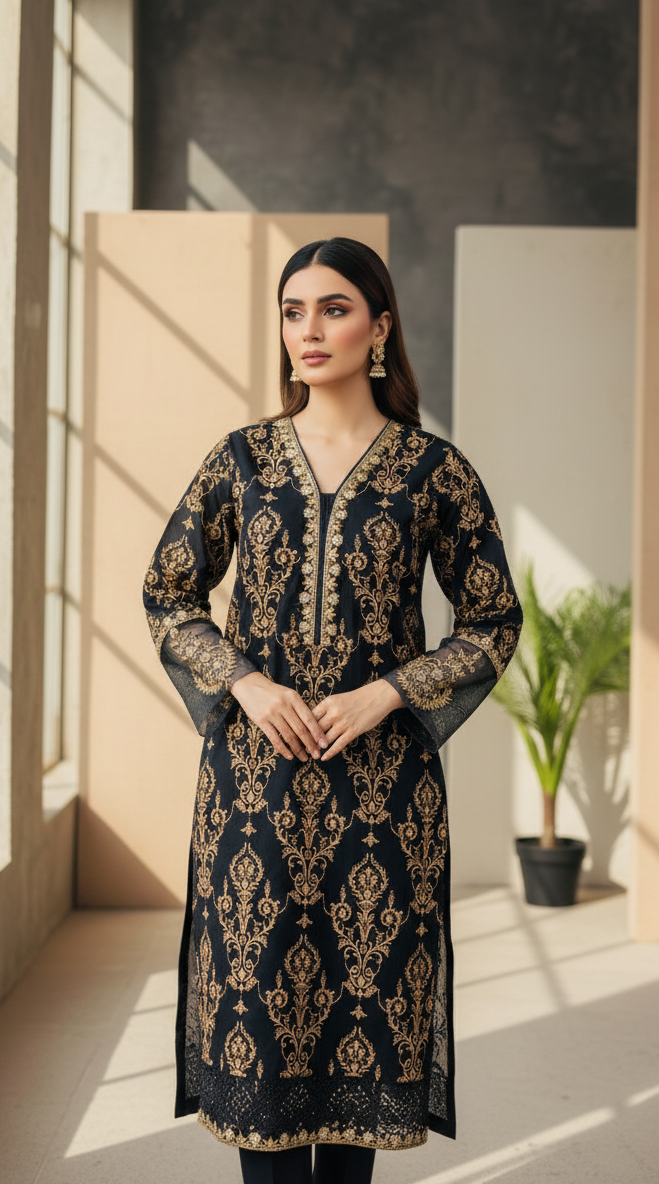 2 Piece -Printed Suit -SK-029