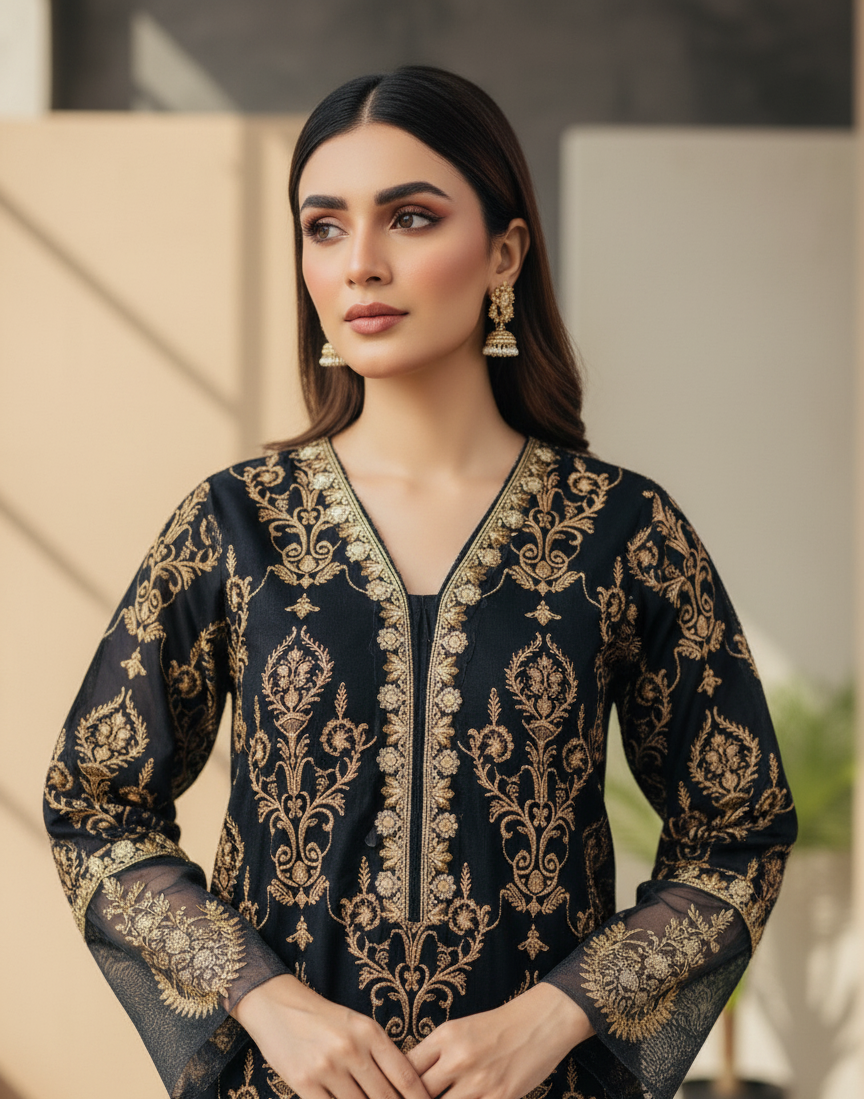 2 Piece -Printed Suit -SK-029