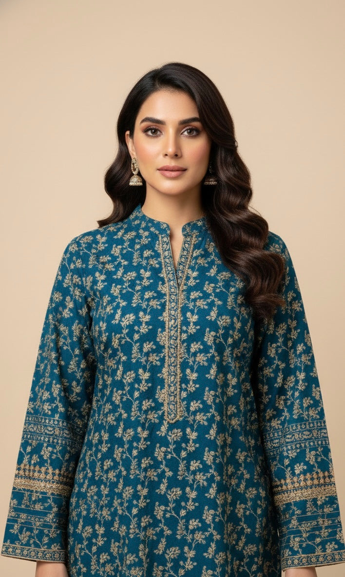 2 Piece -Printed Suit -SK-030