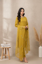 3 Piece -Embroidered Suit -SK-033