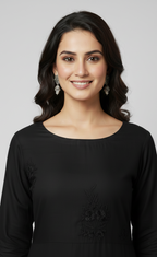 2 Piece -Embroidered Suit -SK-037