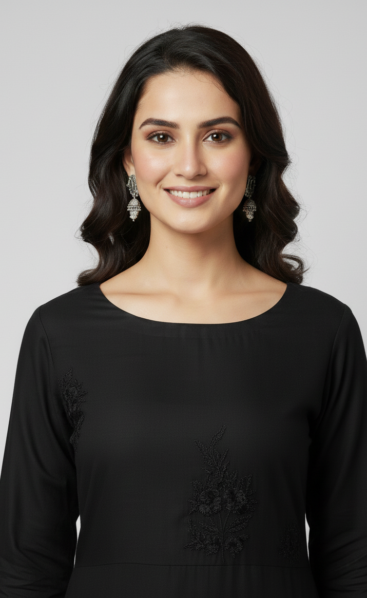 2 Piece -Embroidered Suit -SK-037