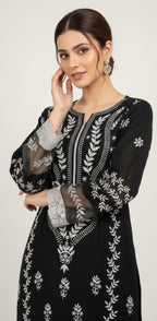 2 Piece -Embroidered Suit -SK-038