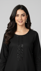 2 Piece -Embroidered Suit -SK-039