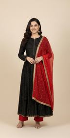 3 Piece -Printed Suit -SK-042