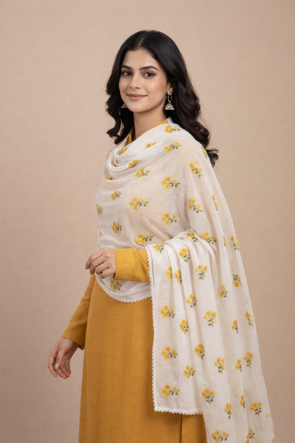 Embroidered Women Shawl-SK-11002