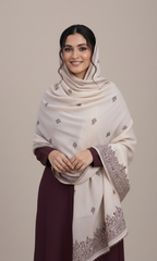 Embroidered Women Shawl-SK-11004